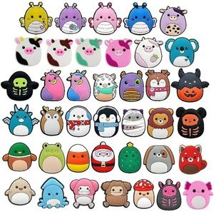 Squishmallow croc charms